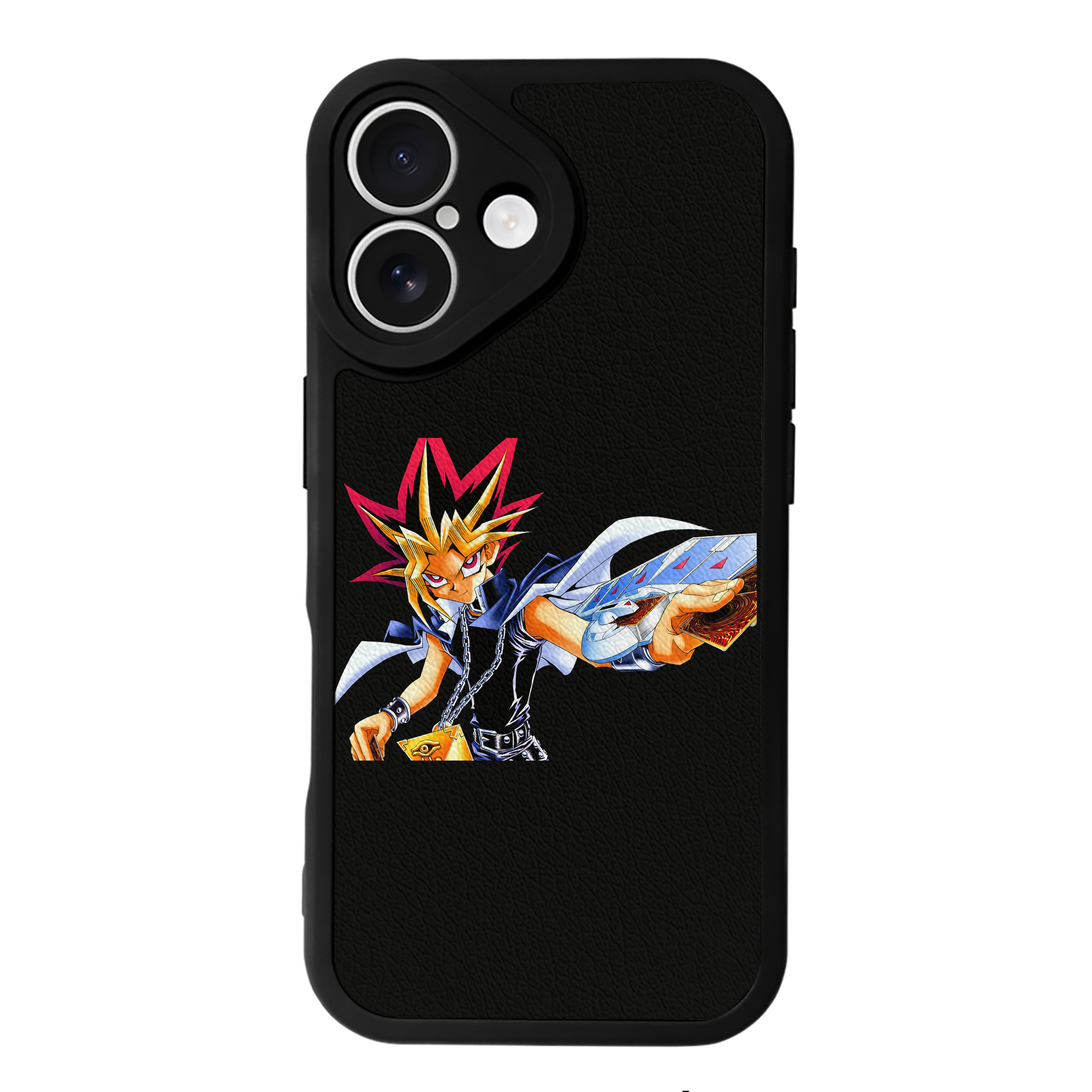 遊☆戯☆王 Yu-Gi-Oh! 【iPhone 16シリーズ対応】シリコンスマホケース（レザー調） 材質：シリコン